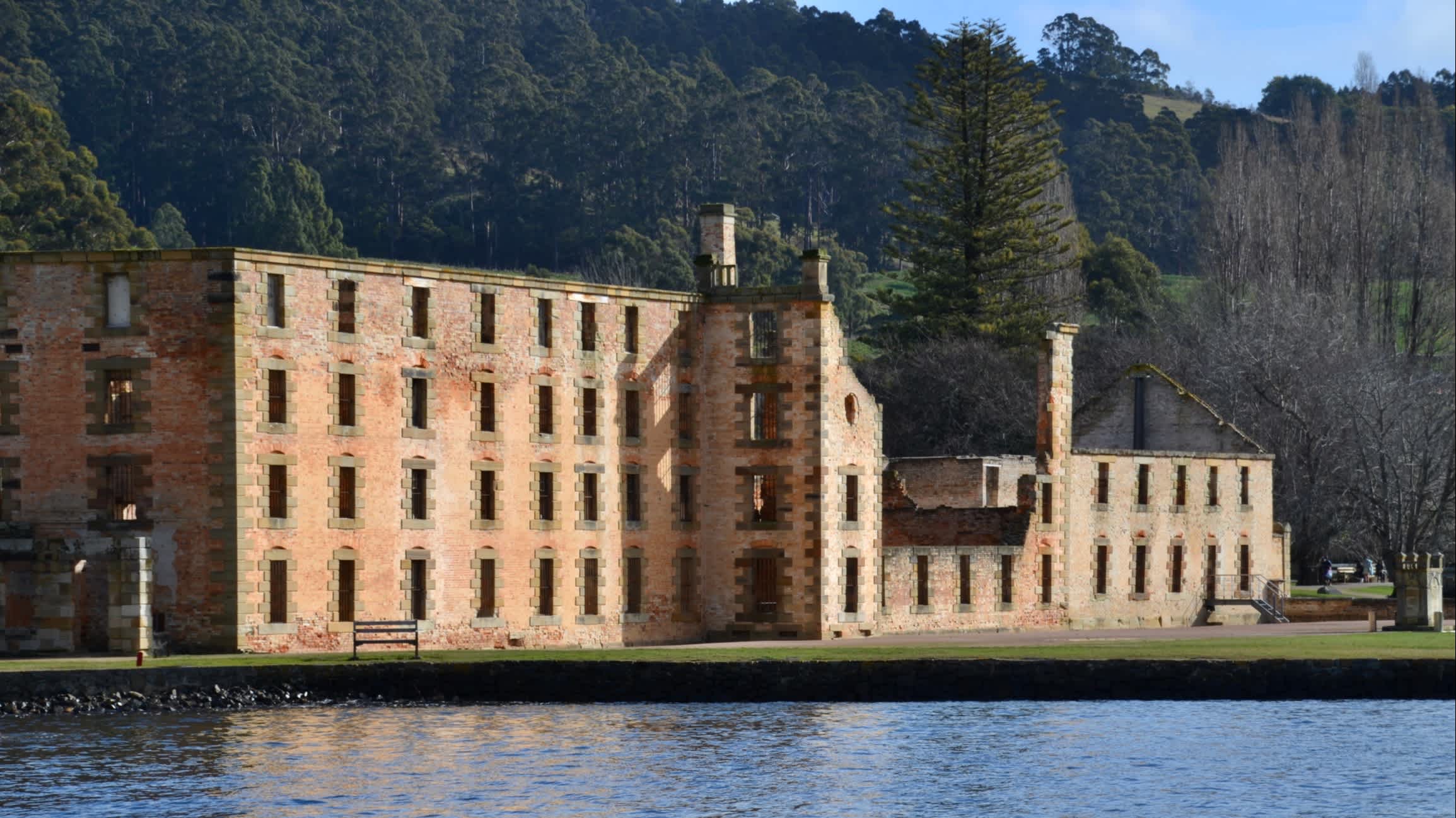 Aufnahme der alten Strafkolonie von  Port Arthur