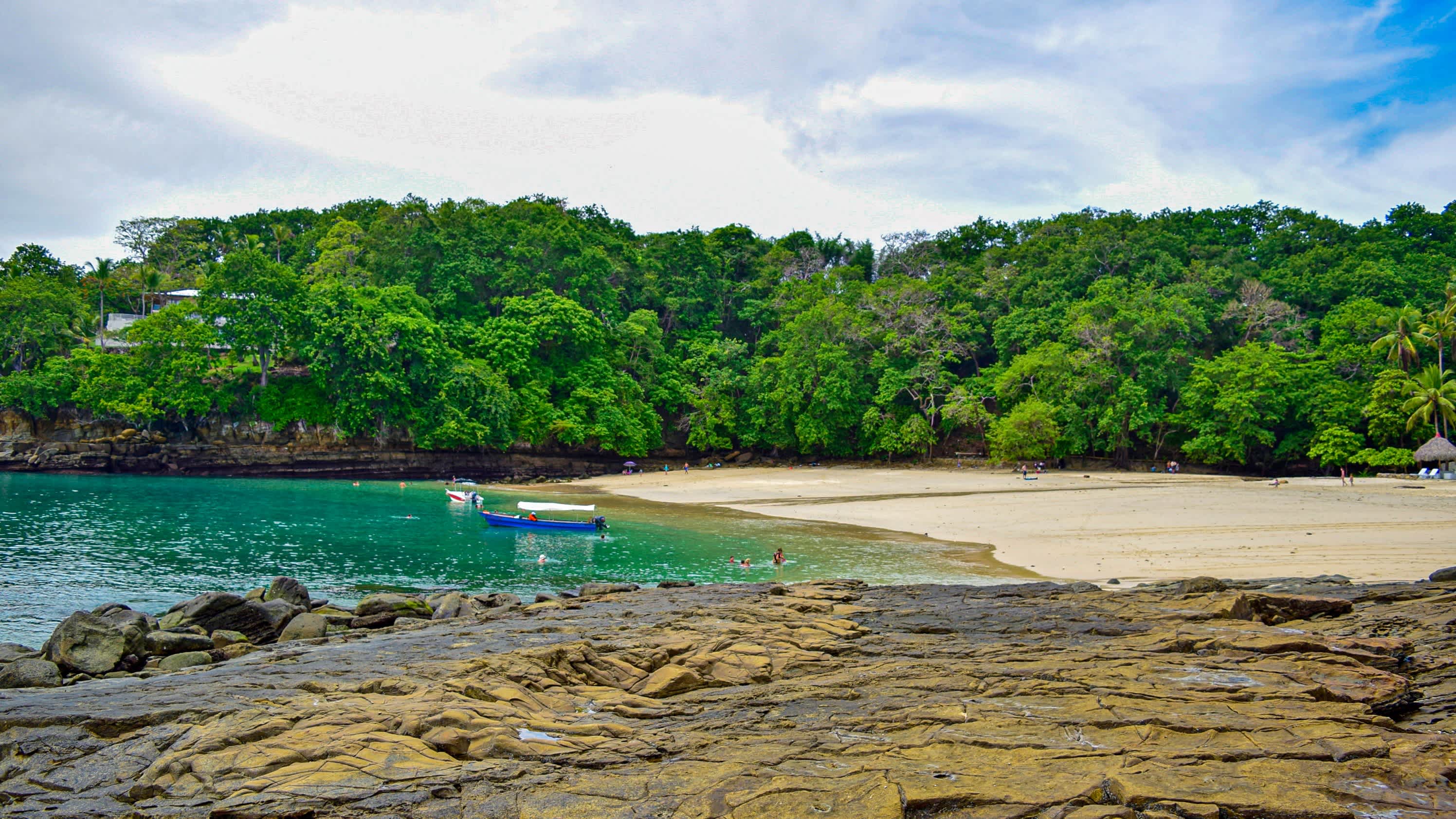 Der Strand auf die Contadora Insel, Archipielago Las Perlas, Panama.