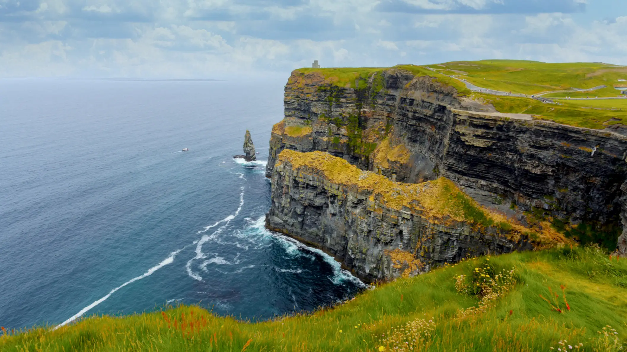 Irlande - Falaises de Moher Vue sur les falaises de Moher en Irlande