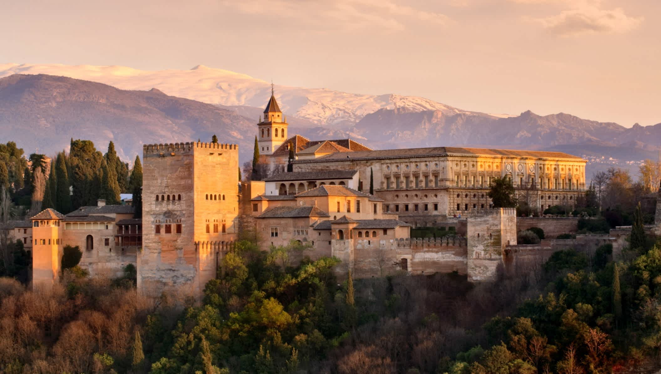 Le palais de l'Alhambra de Grenade en Espagne