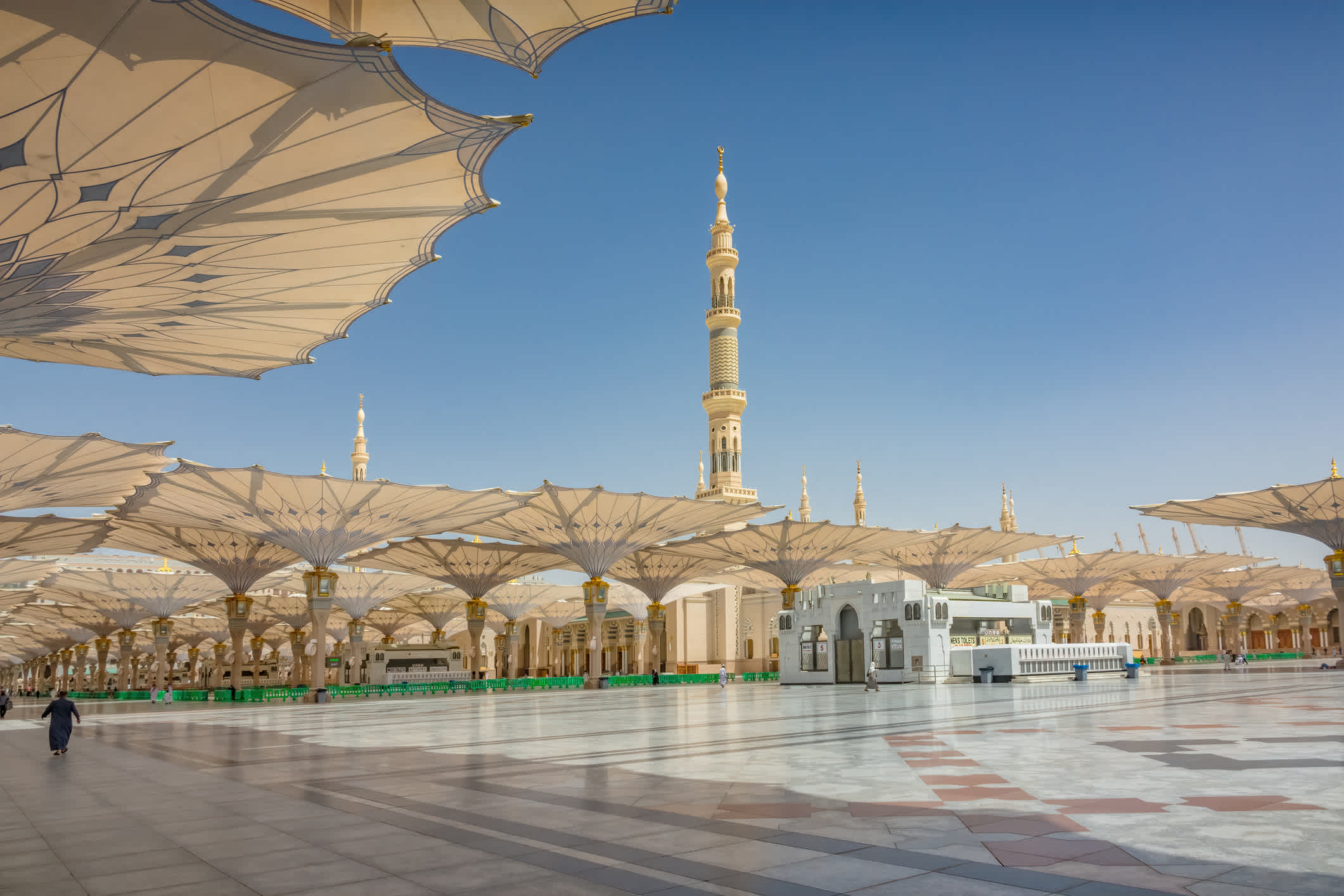 Al-Masjid an-Nabawi Moschee in Medina Saudi-Arabien