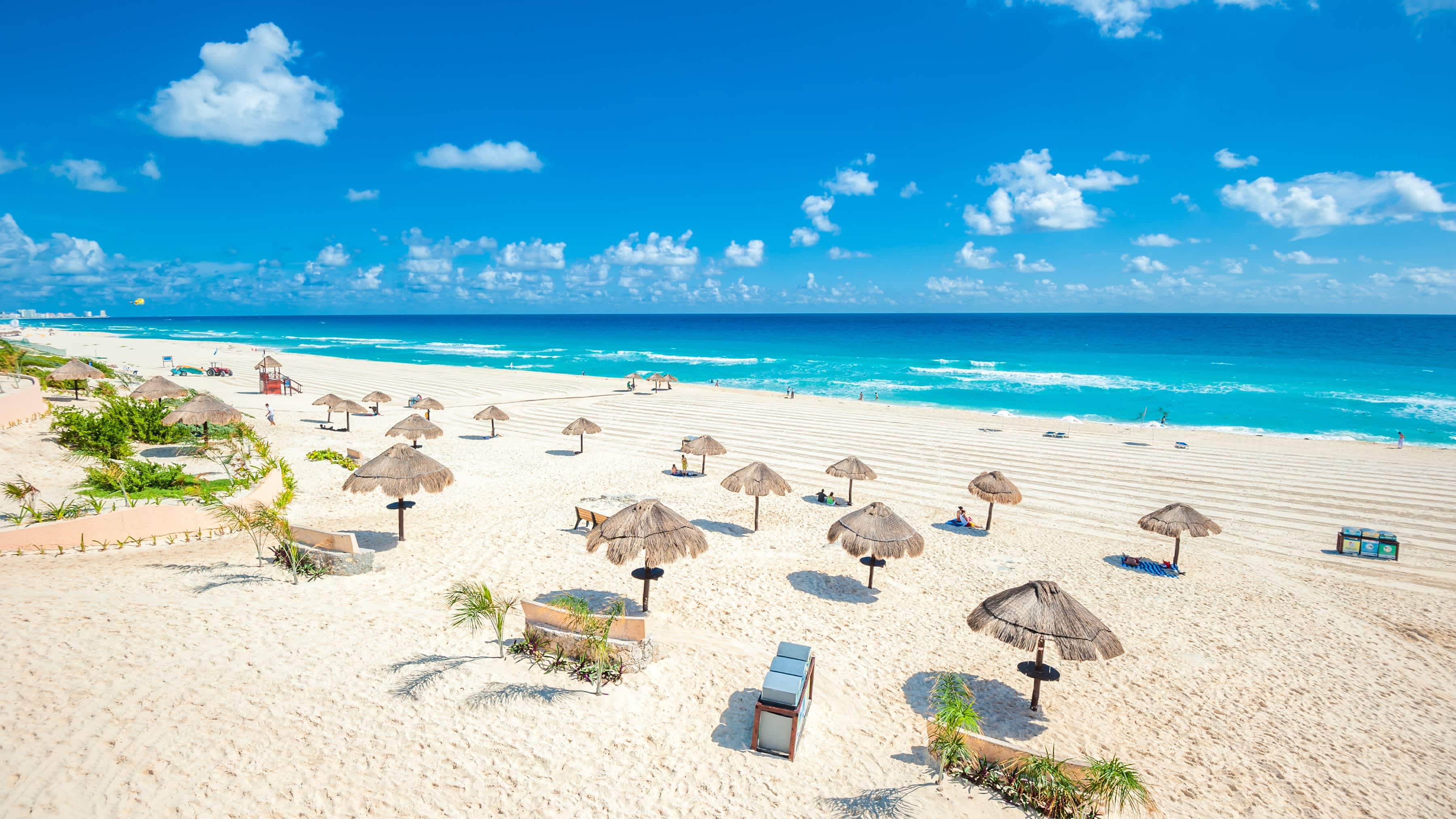 Strand von Cancun, Mexiko