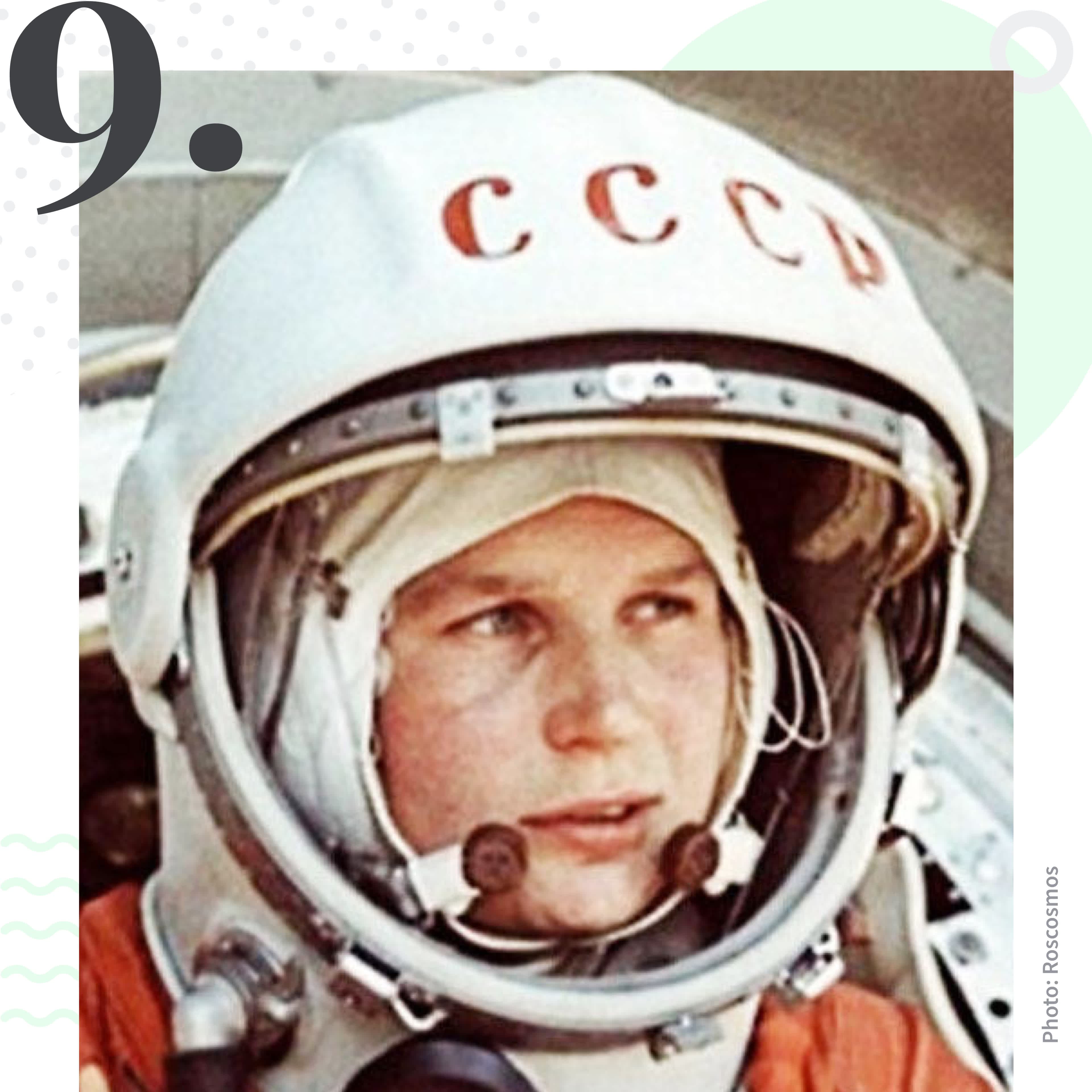 Valentina Tereshkova a été la première femme dans l'espace. Classée 9ème dans la liste des femmes voyageuses les plus inspirantes selon le classement Tourlane. 