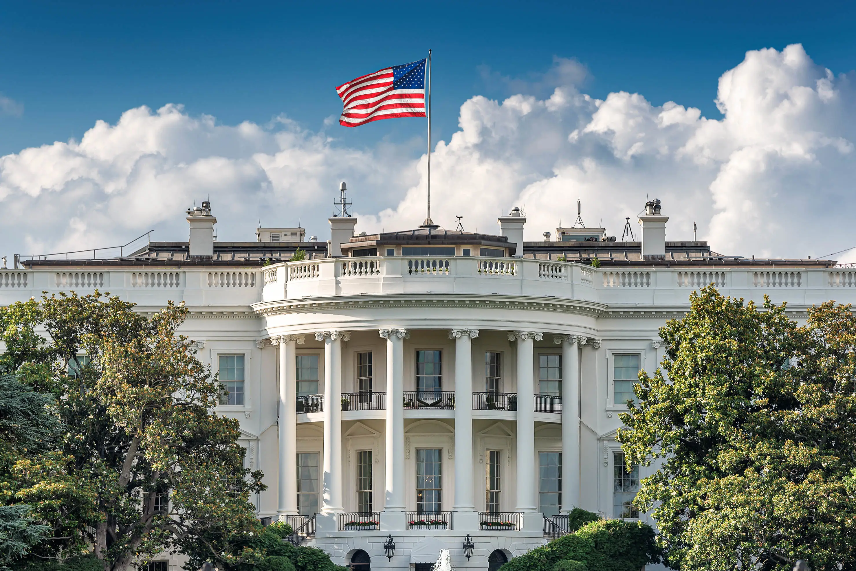 La Maison Blanche à Washington DC, États-Unis d'Amérique, Washington DC, États-Unis.