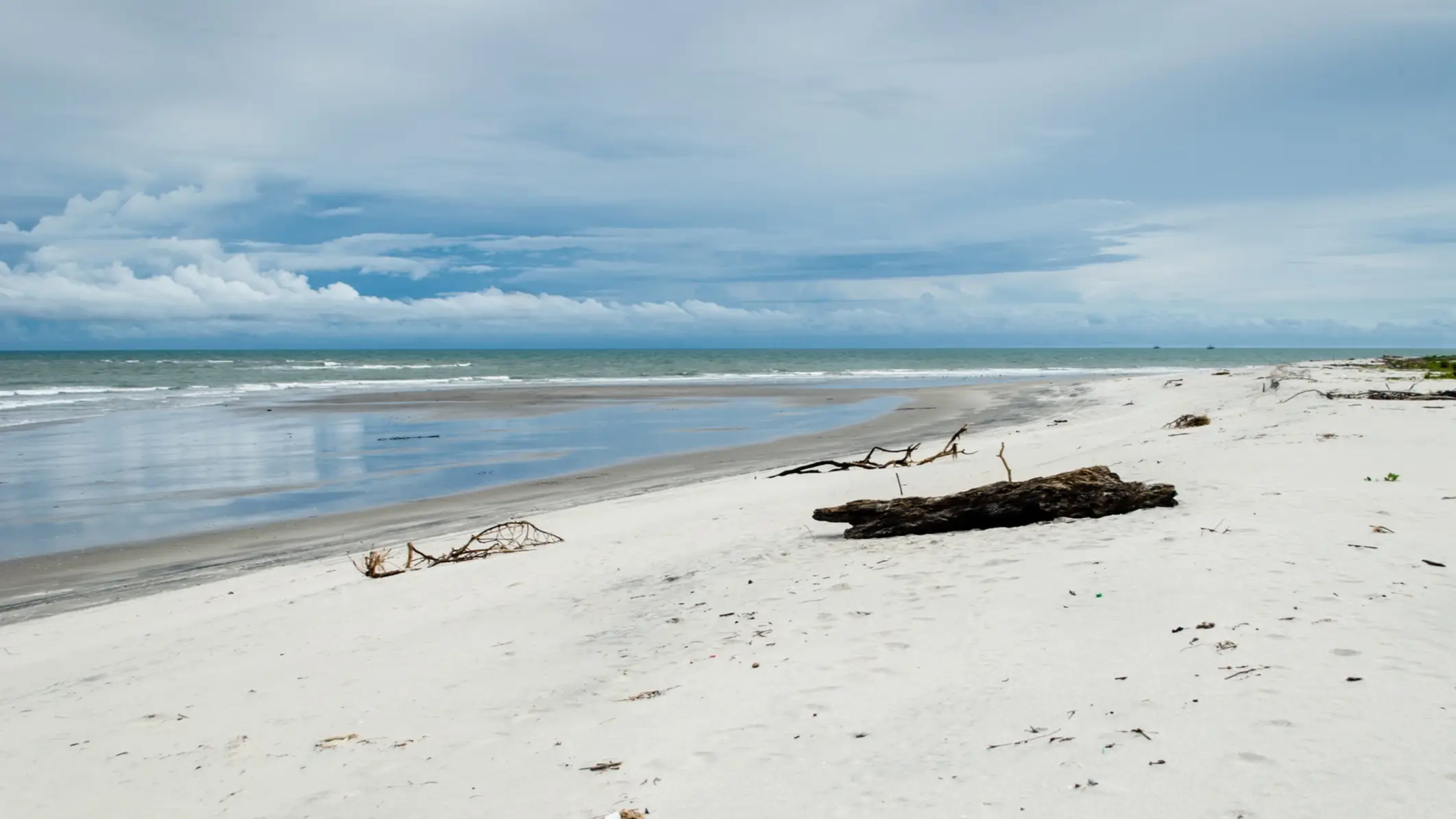 Panama, Cape Chame Sonniger Tag am Punta Chame Beach, Cape Chame, Panama.