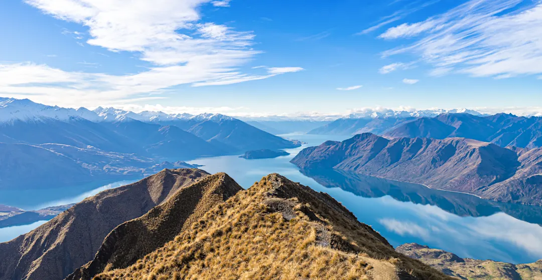 Roy's Peak in Neuseeland.