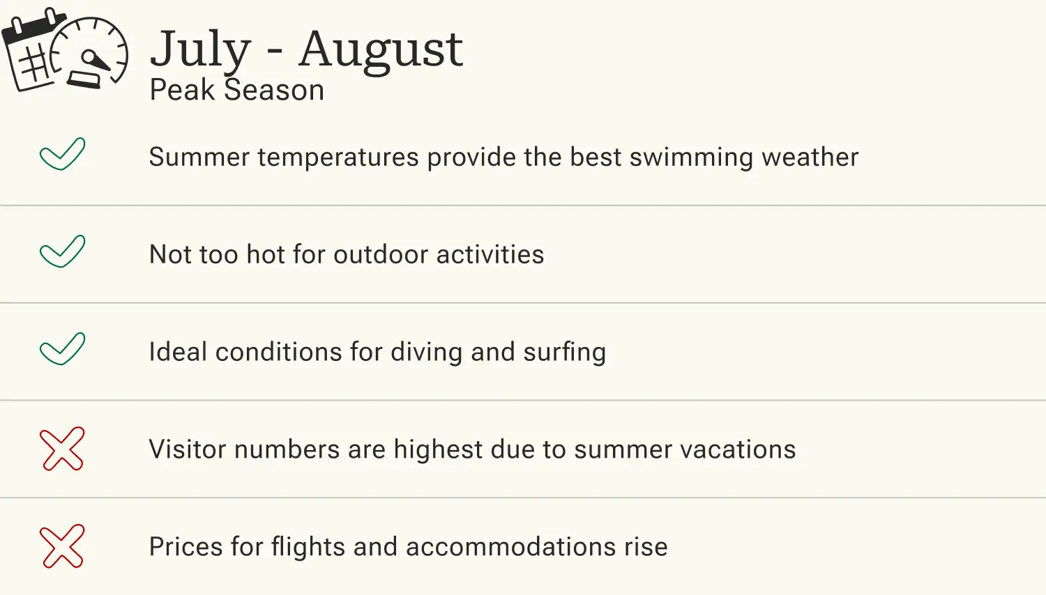 Advantages and disadvantages of traveling to the Canary Islands in high season