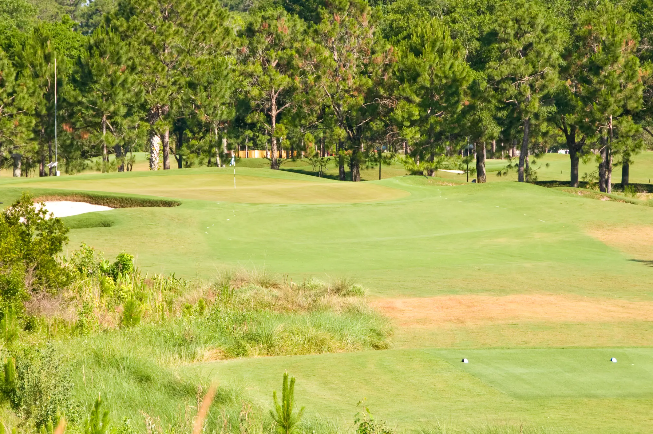 Blick auf einen Golfplatz, Kenia