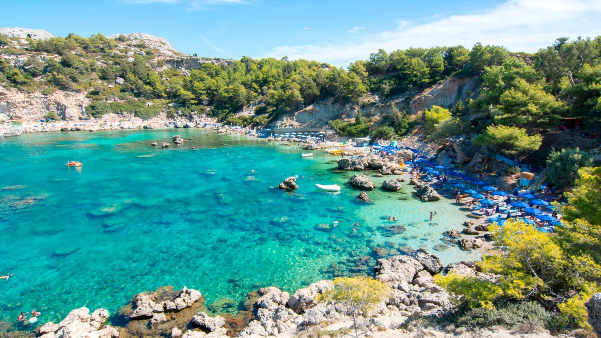 Anthony Quinn Bay auf der Insel Rhodos, Griechenland