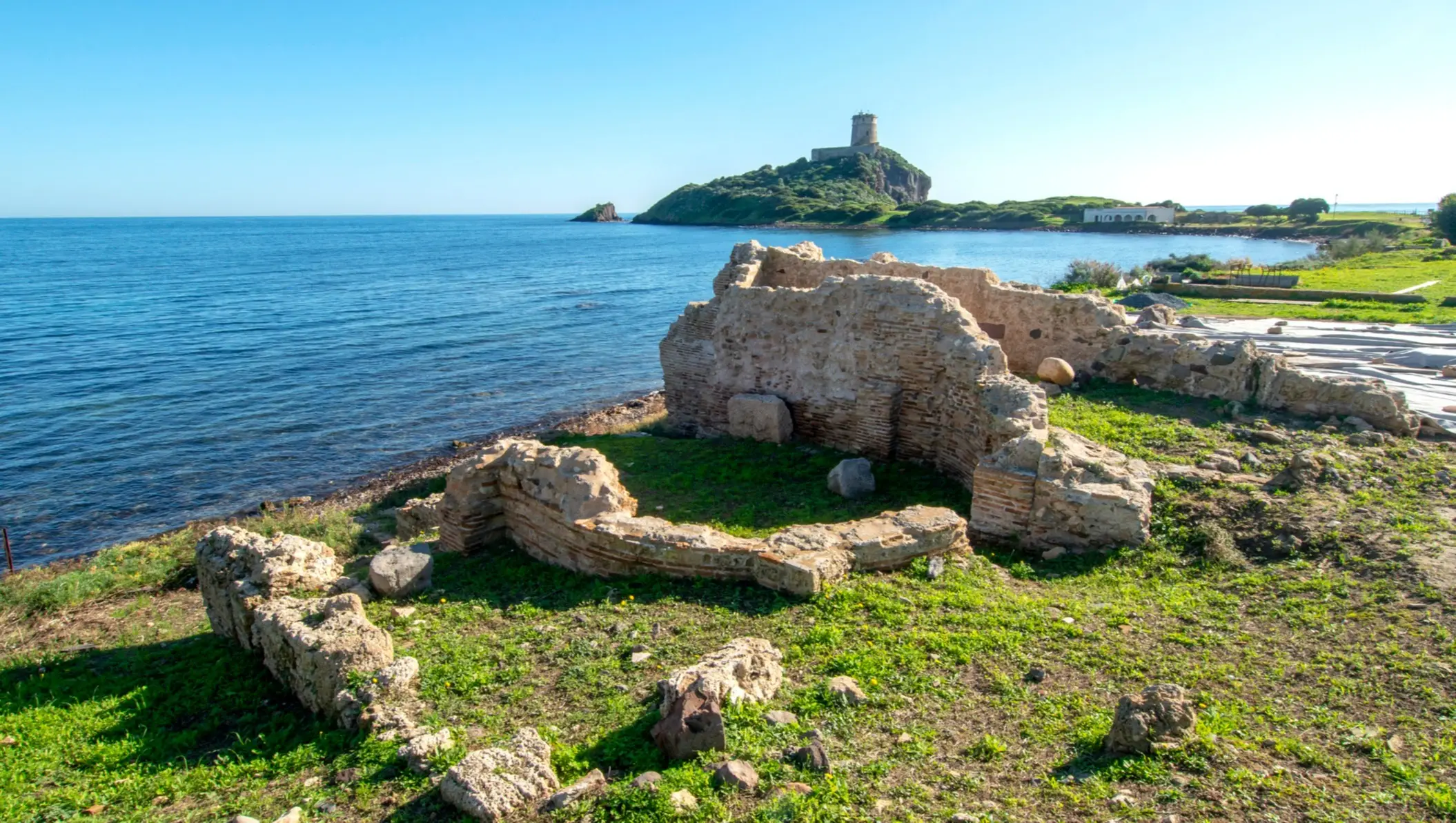 Italie, Sardaigne, Nora Site archéologique de Nora, en Sardaigne, en Italie