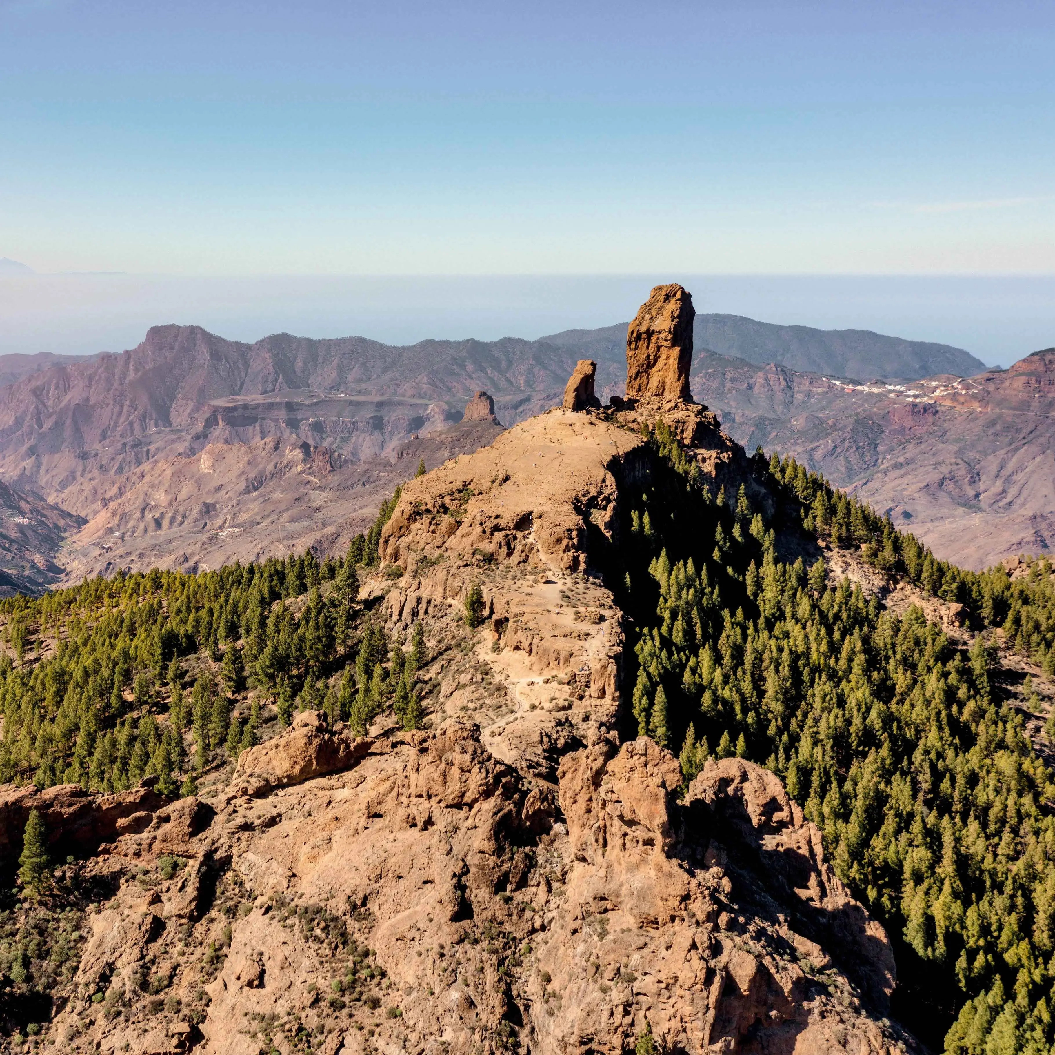 Blick zum Felsen in Puerto de Las Nieves, Gran Canaria, Kanarische Inseln, Spanien. 