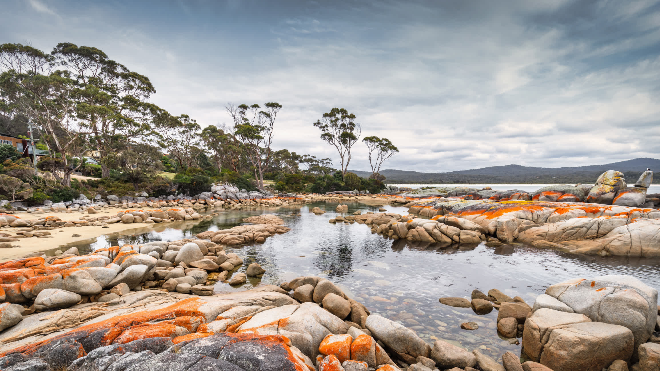 Bucht der Brände in Tasmanien, Australien