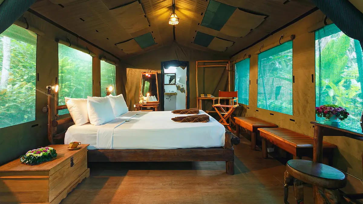 Elephant Camp Luxury Tent Elephant Hills Khao Sok Nationalpark, Thailand, Elephant Camp Luxury Tent