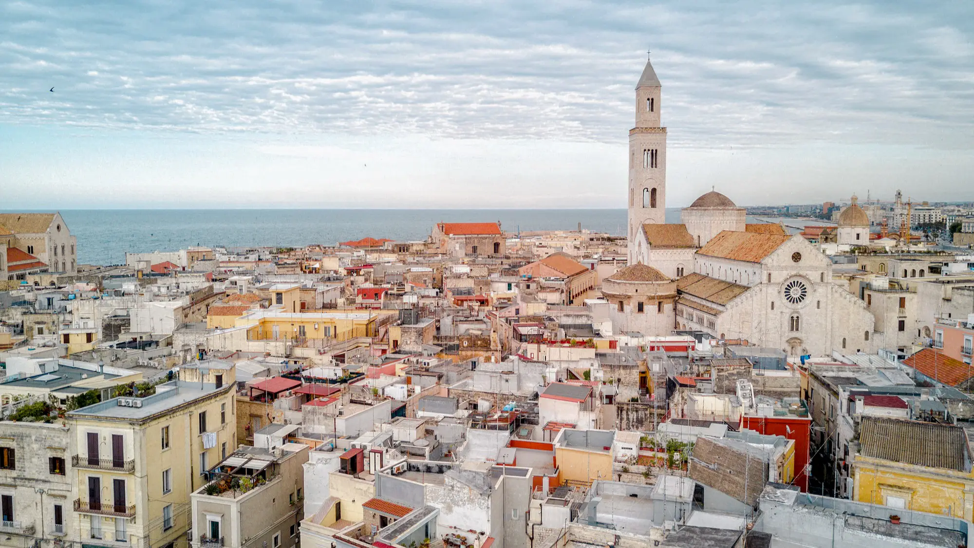 Bari, Apulien, Italien Aufnahme der Altstadt von Bari
