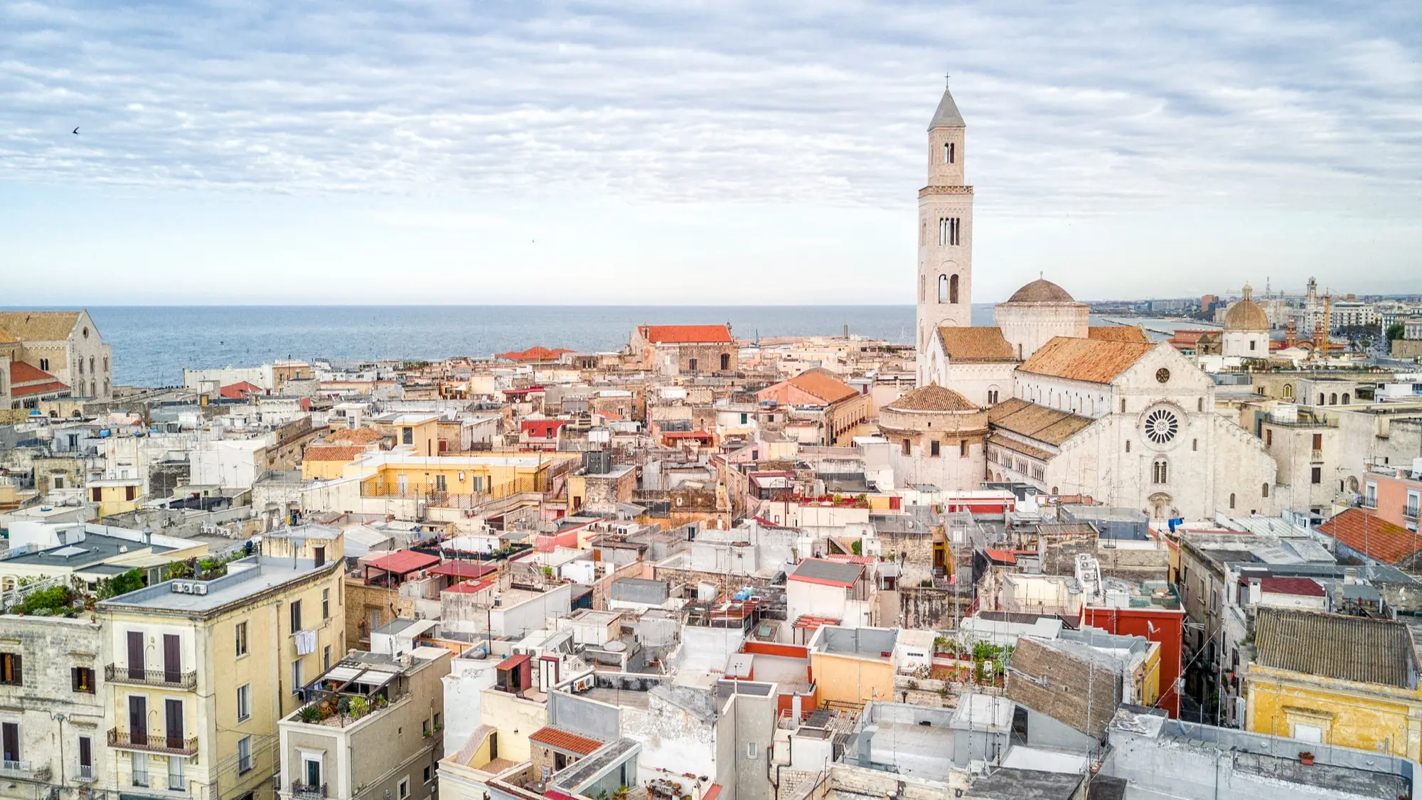Bari, Apulien, Italien Aufnahme der Altstadt von Bari