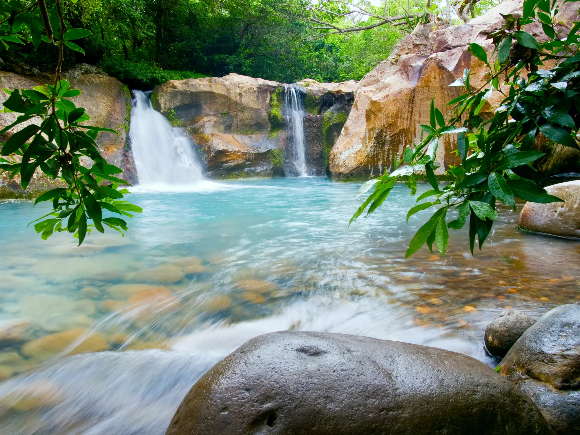 Costa Rica, Rincón de la Vieja Wasserfall im Nationalpark Rincón de la Vieja, Costa Rica