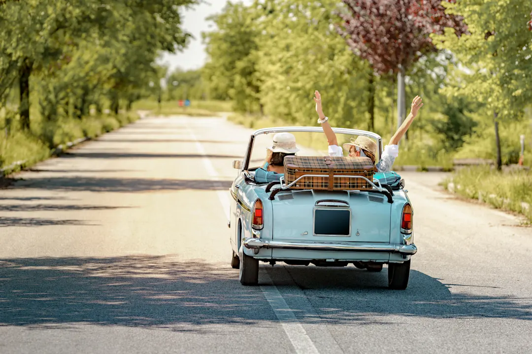 Italie Road trip Couple en voiture