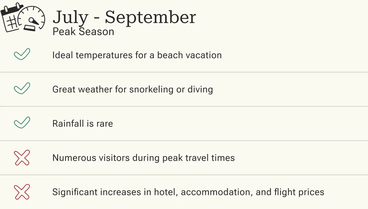 Advantages and disadvantages of traveling to Tuscany in high season