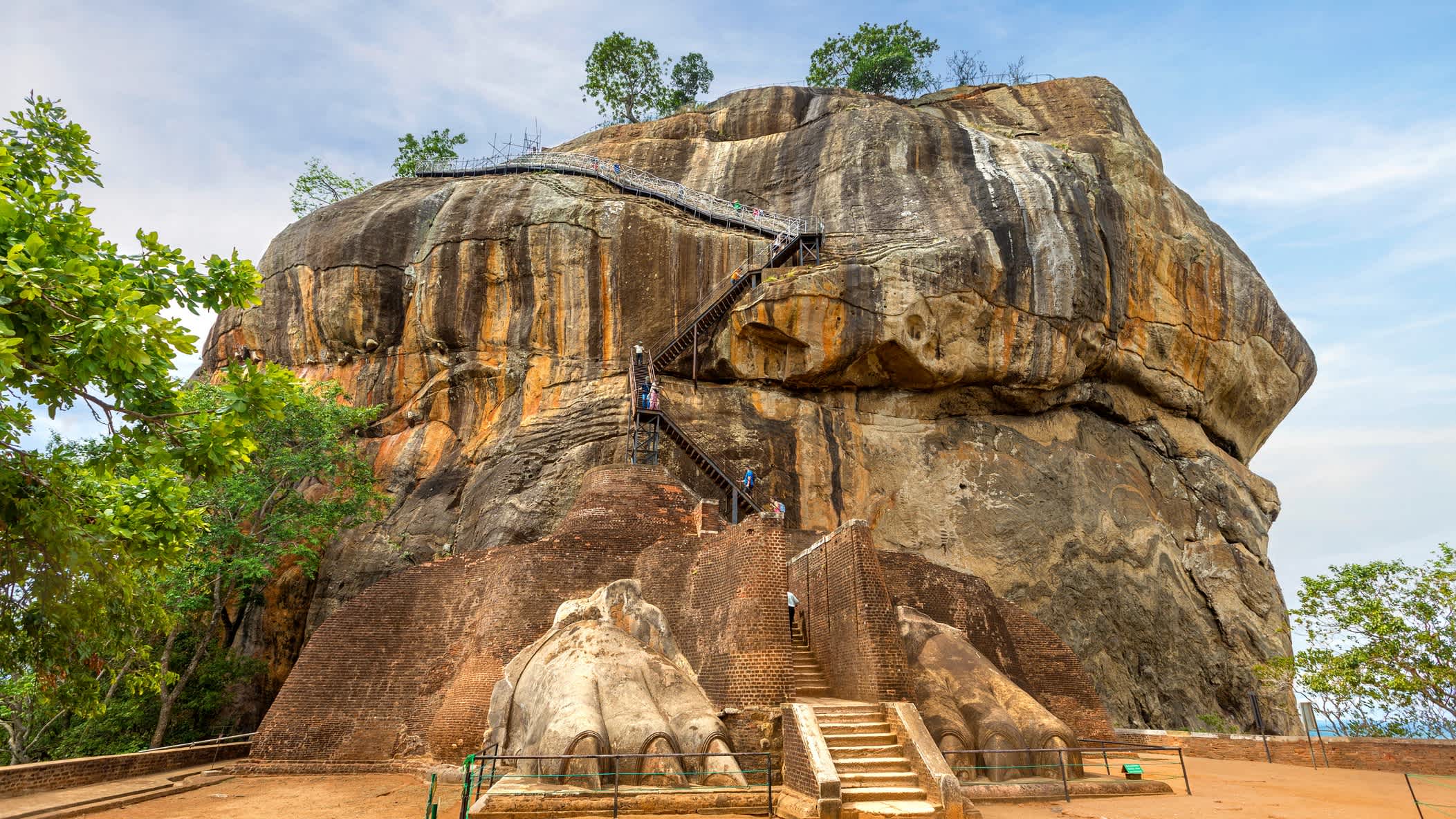 Sri Lanka, Sgiriya, Le "Rocher du Lion", patrimoine mondial de l'UNESCO