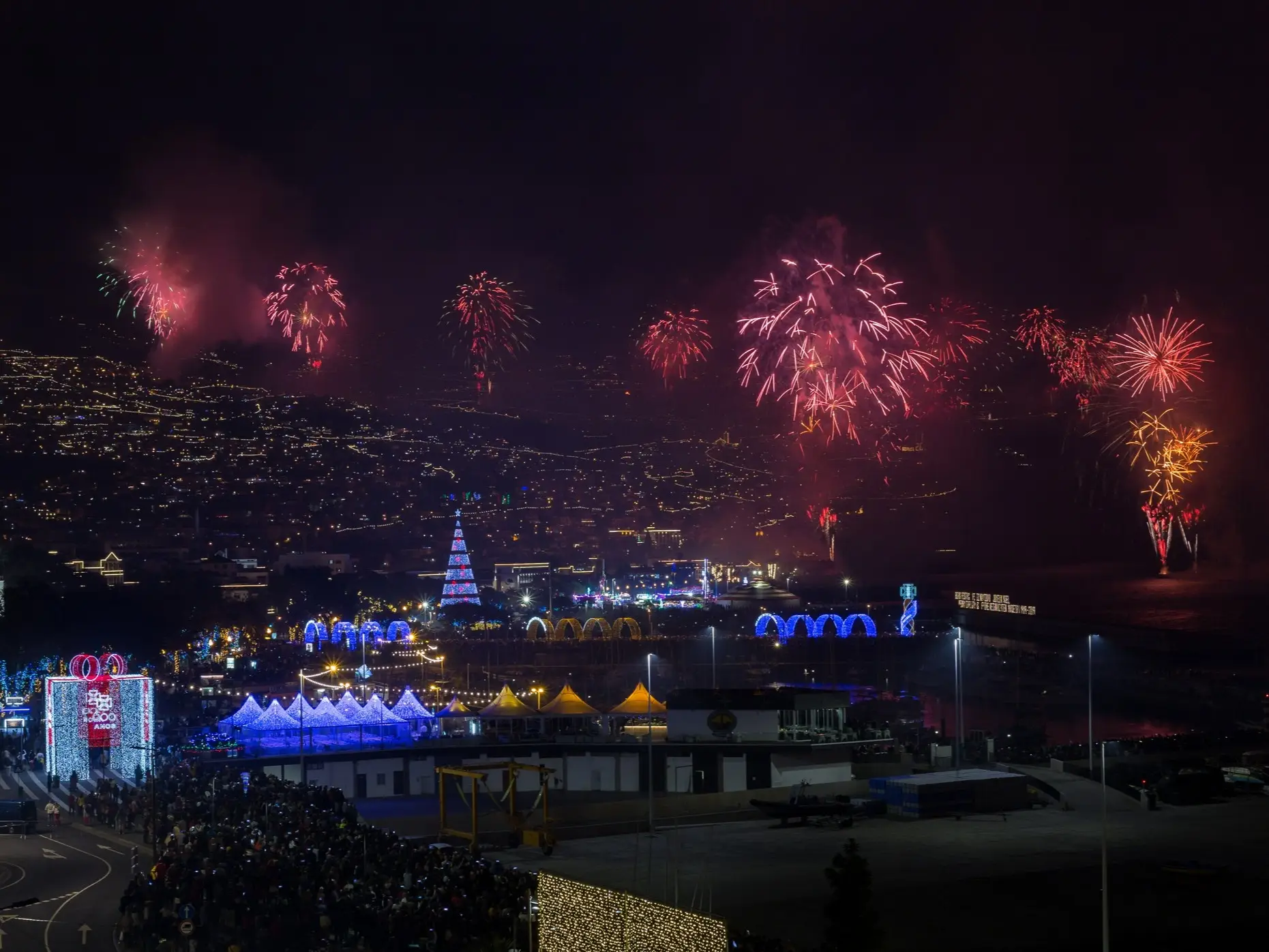 Madeira, Funchal, Feuerwerk