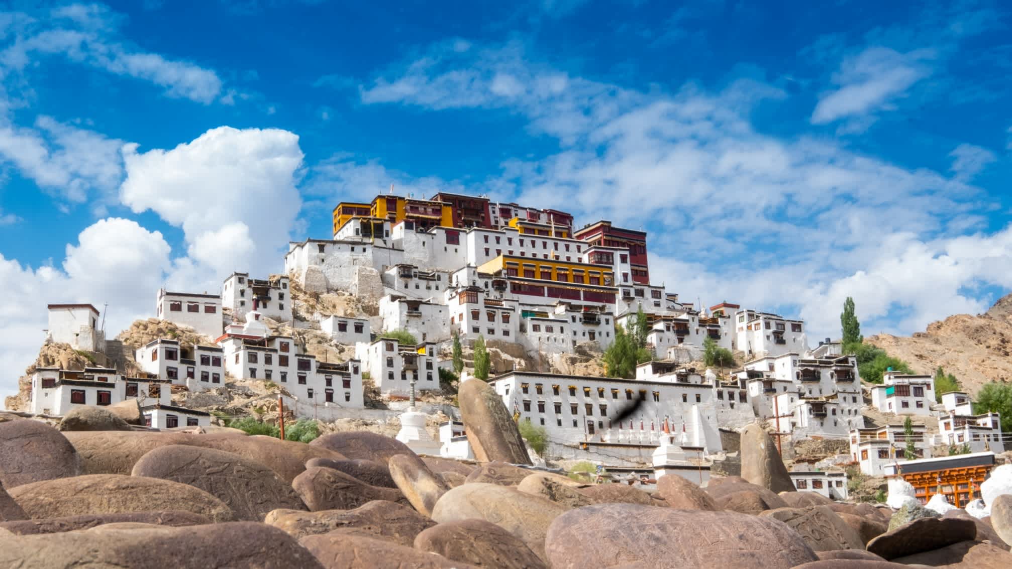 Monastère de Thiksey près de Leh au Ladakh, Inde