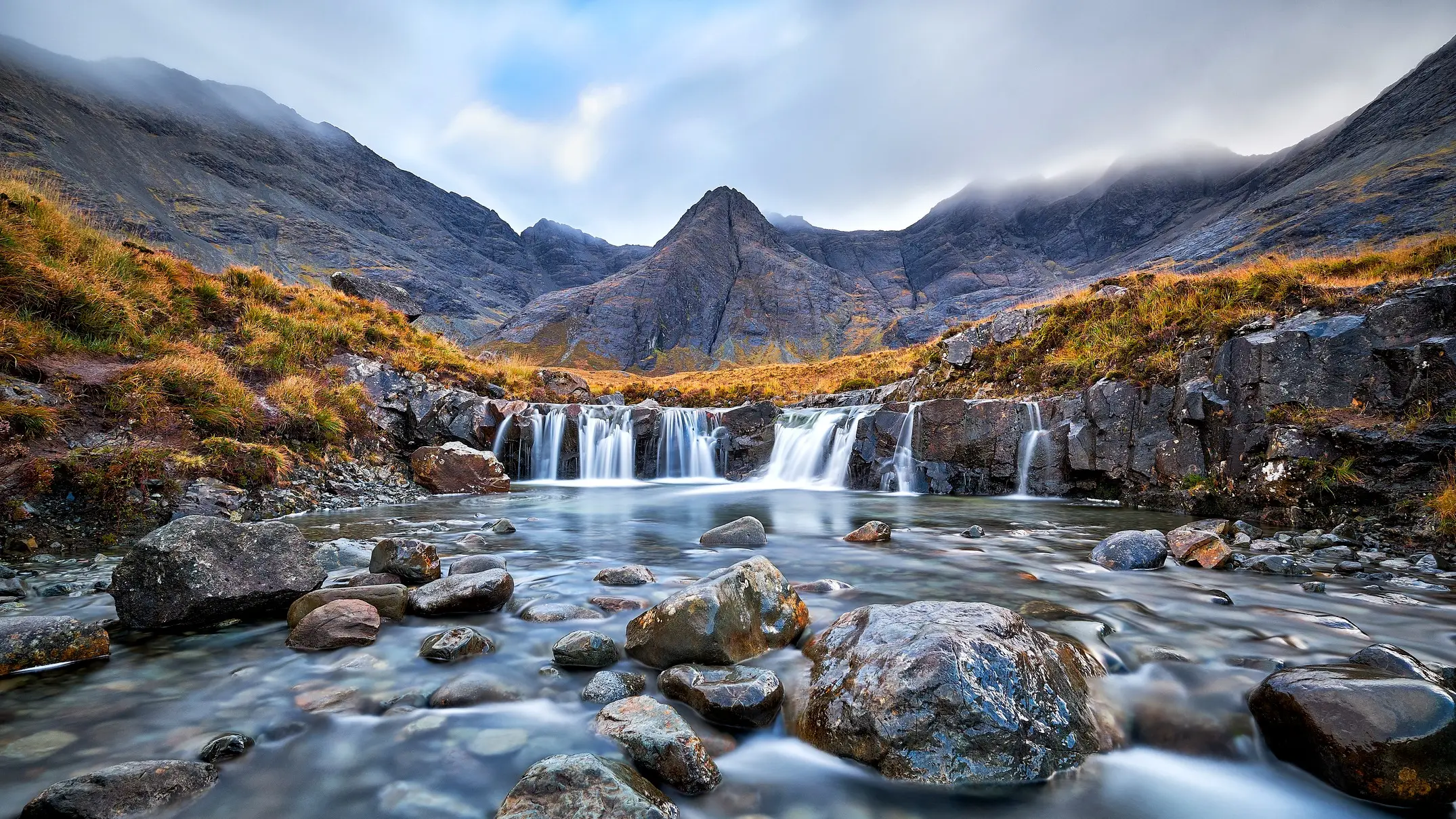 Schottland, Isle Of Skye, Fairy Pools Fairy Pools in Glenbrittle, Isle of Skye, Schottland.