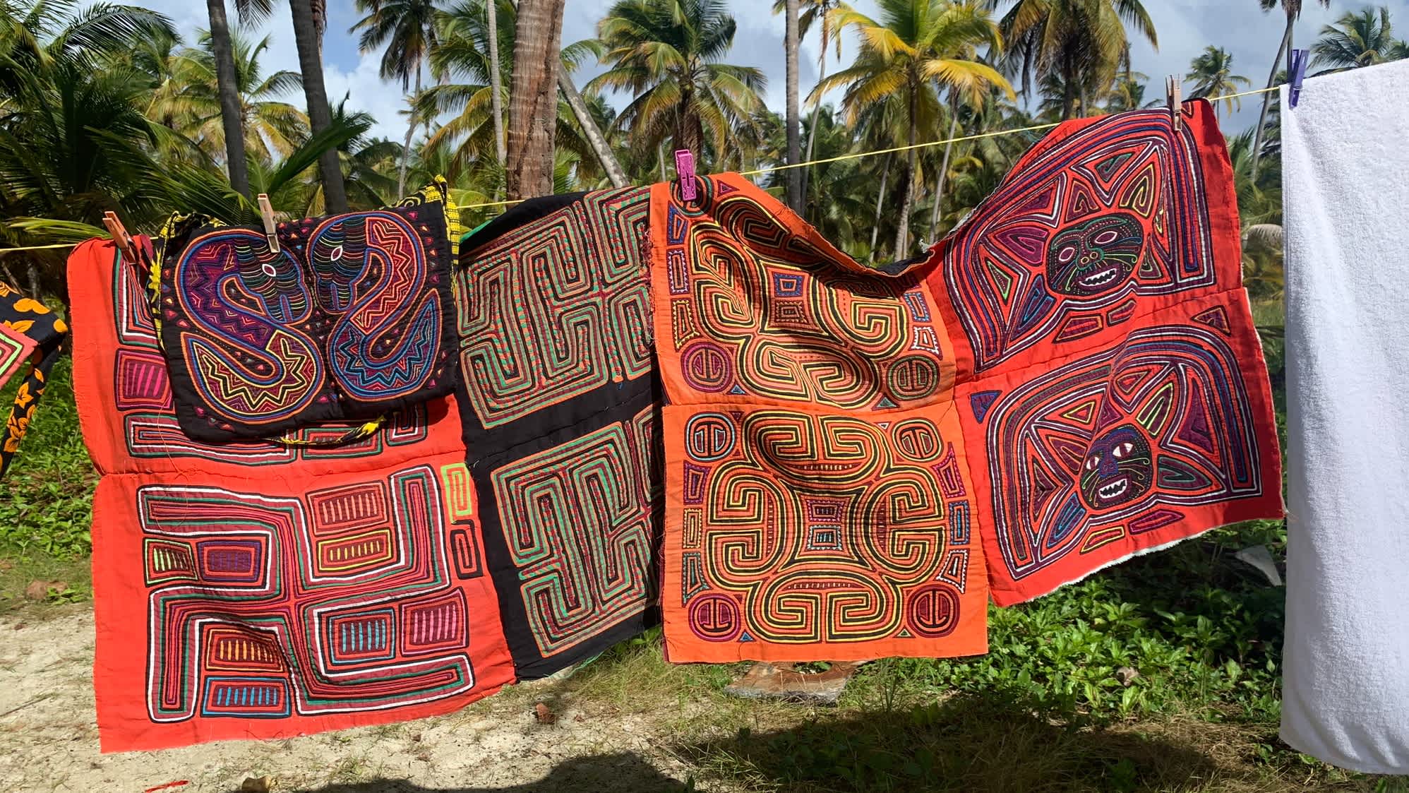 Guna Yala Volk traditionelles Handwerk