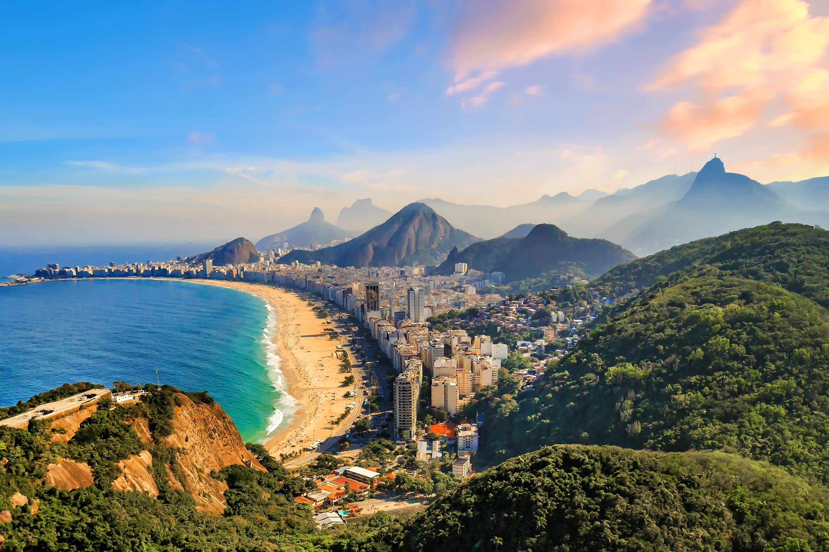 Rio de Janeiro von oben aus gesehen