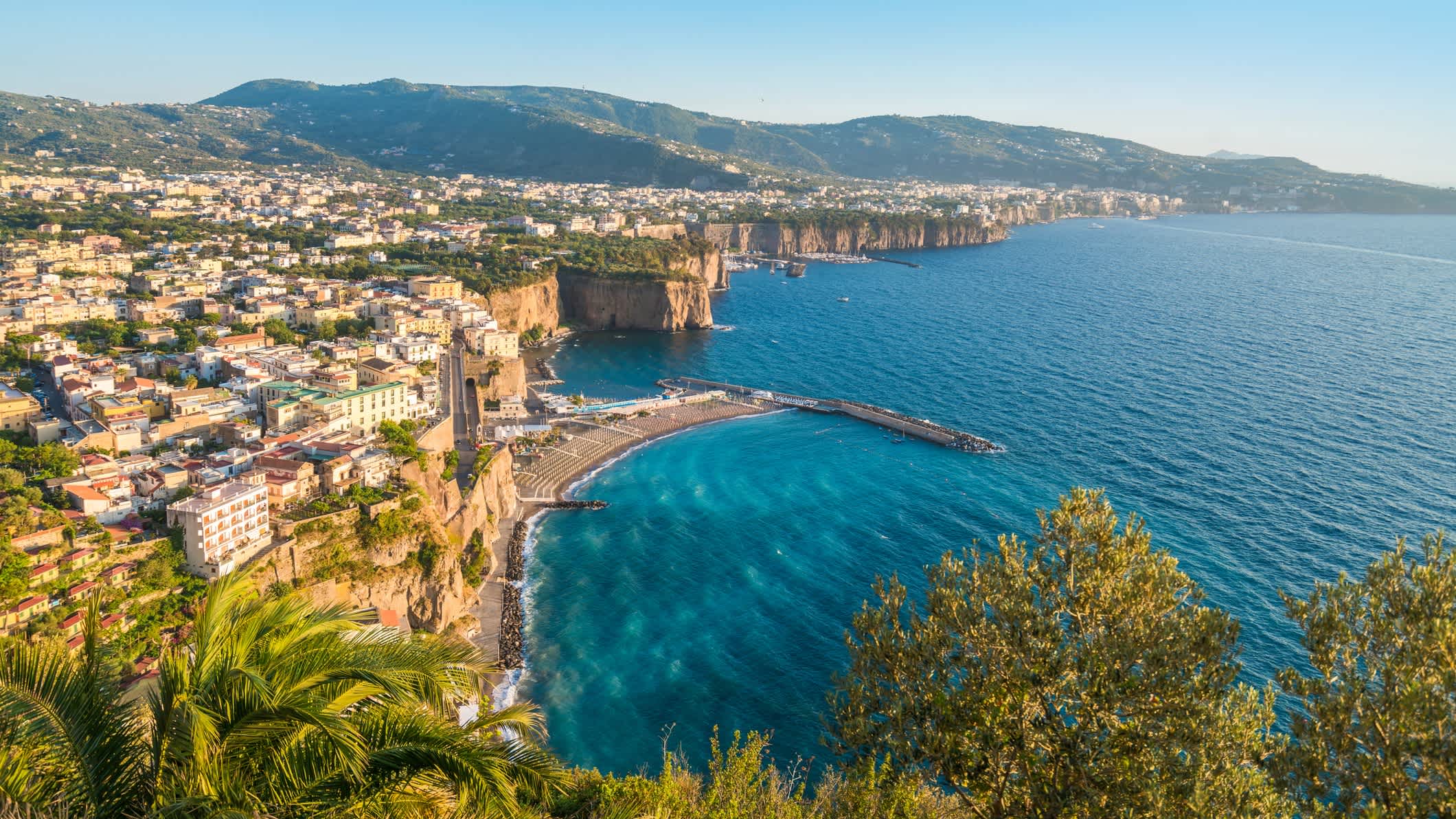 Aufnahme der Stadt Sorrento