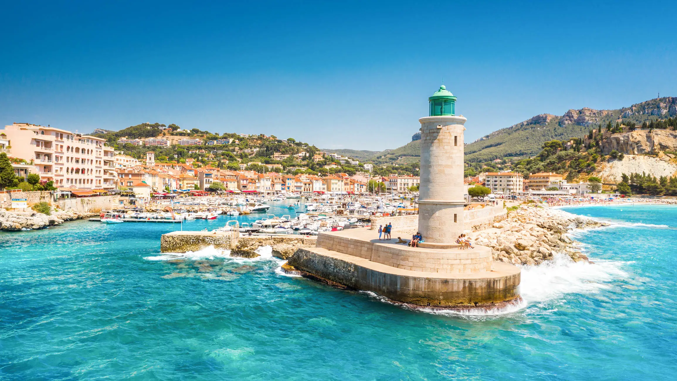 Panorama, Cassis, Provence, France