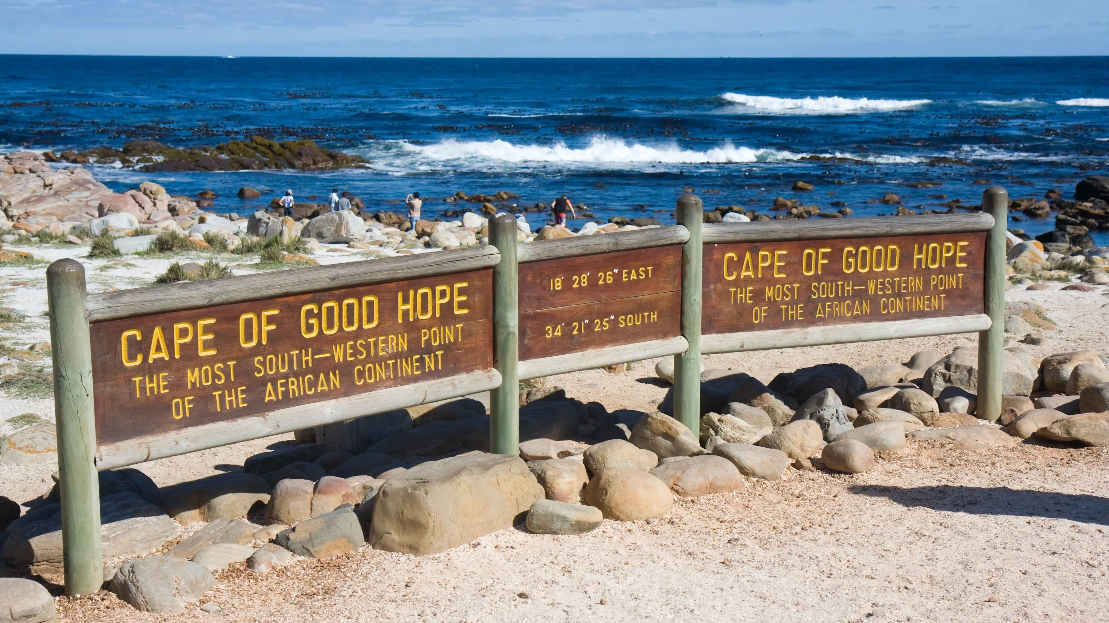 Cap de Bonne Esperance, Afrique du sud Le point le plus au sud-ouest du continent africain. Le Cap, Afrique du Sud.