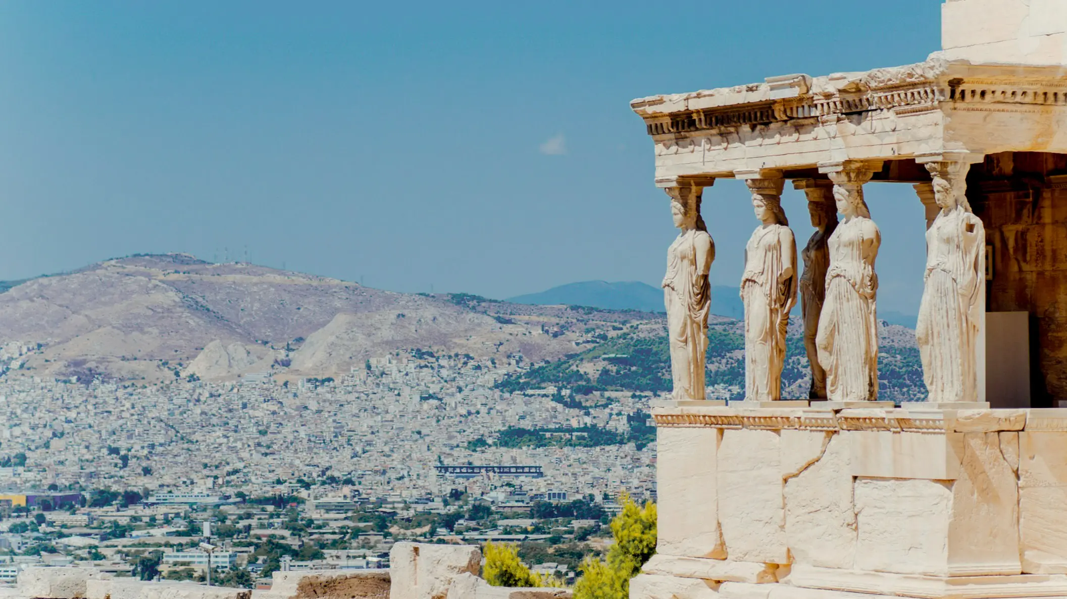 Greece, Athens, Erechtheion Temple View of the Erechtheion Temple in Athens, Greece.