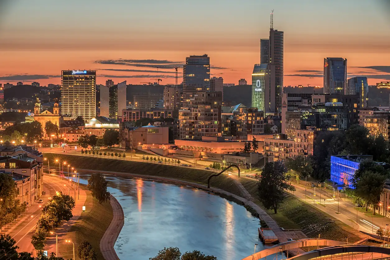 Vilnius skyline, Lithuania