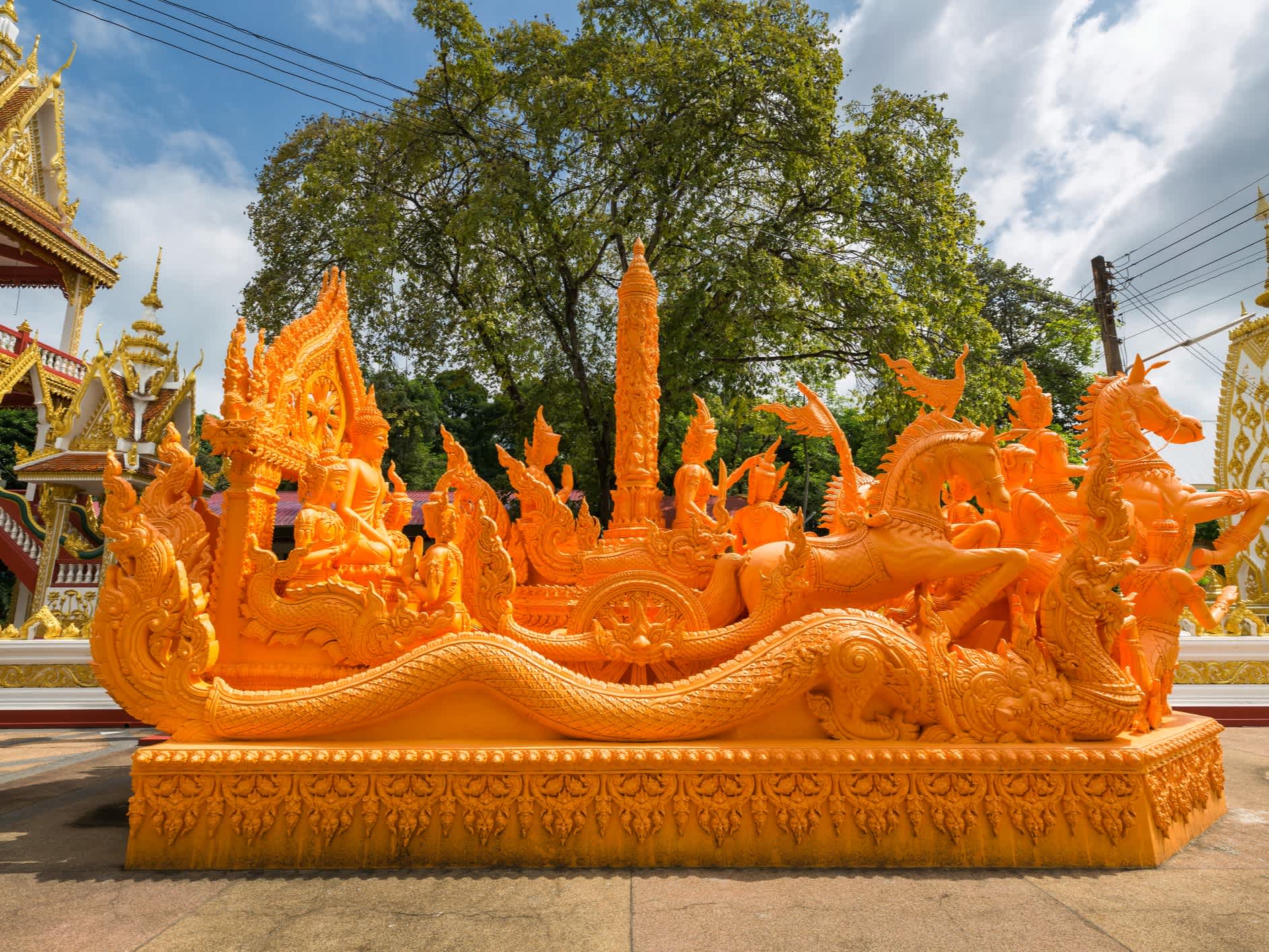 Festival des Bougies d'Ubon Ratchathani en Thaïlande