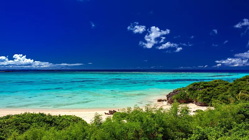 Insel Yoron, Kagoshima, Japan Strand auf der Insel Yoron, Kagoshima, Japan