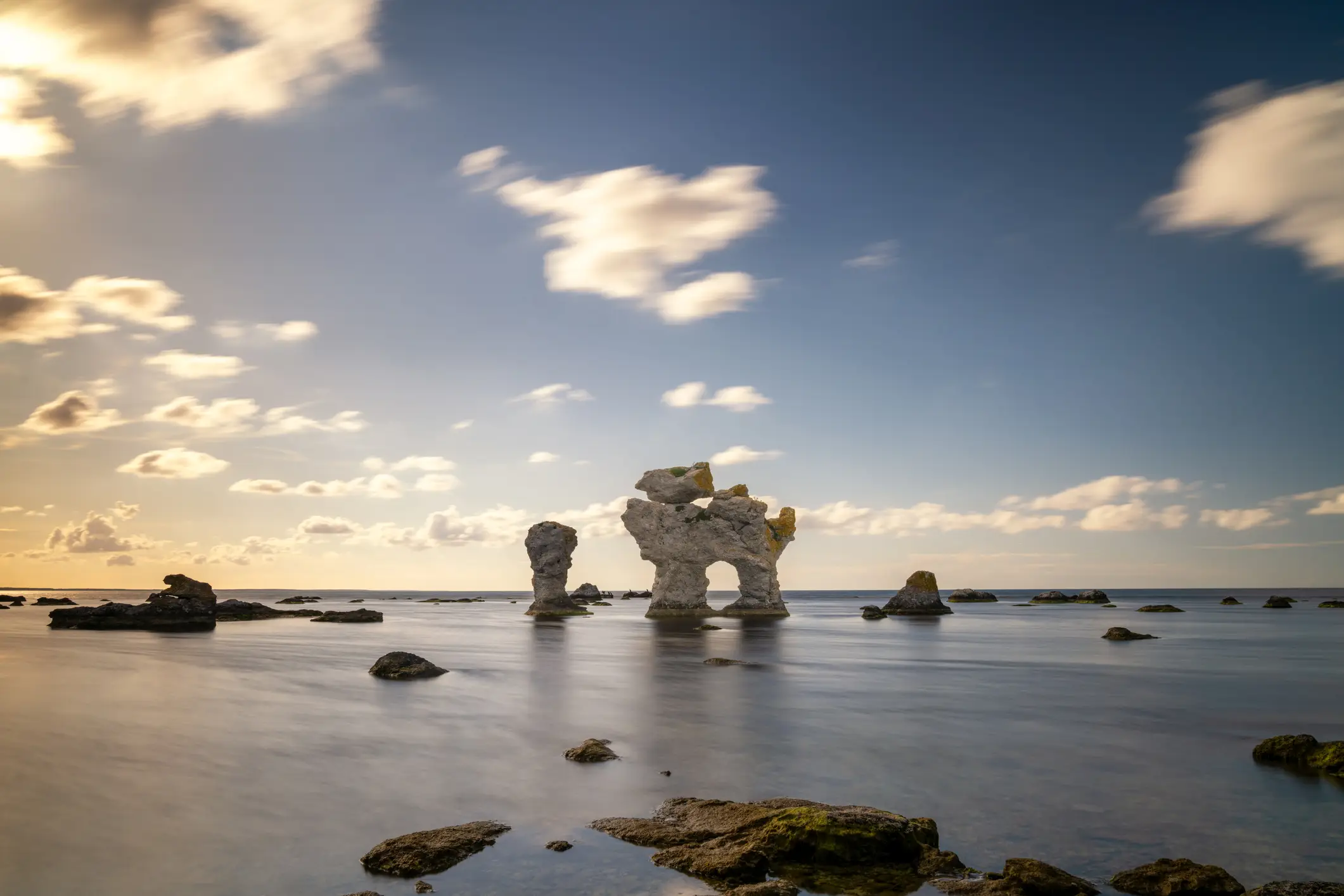 Provinz Gotland, Felssäule, Besuchen, Bunt - Farbton, Europa - Kontinent Provinz Gotland, Felssäule, Besuchen, Bunt - Farbton, Europa - Kontinent