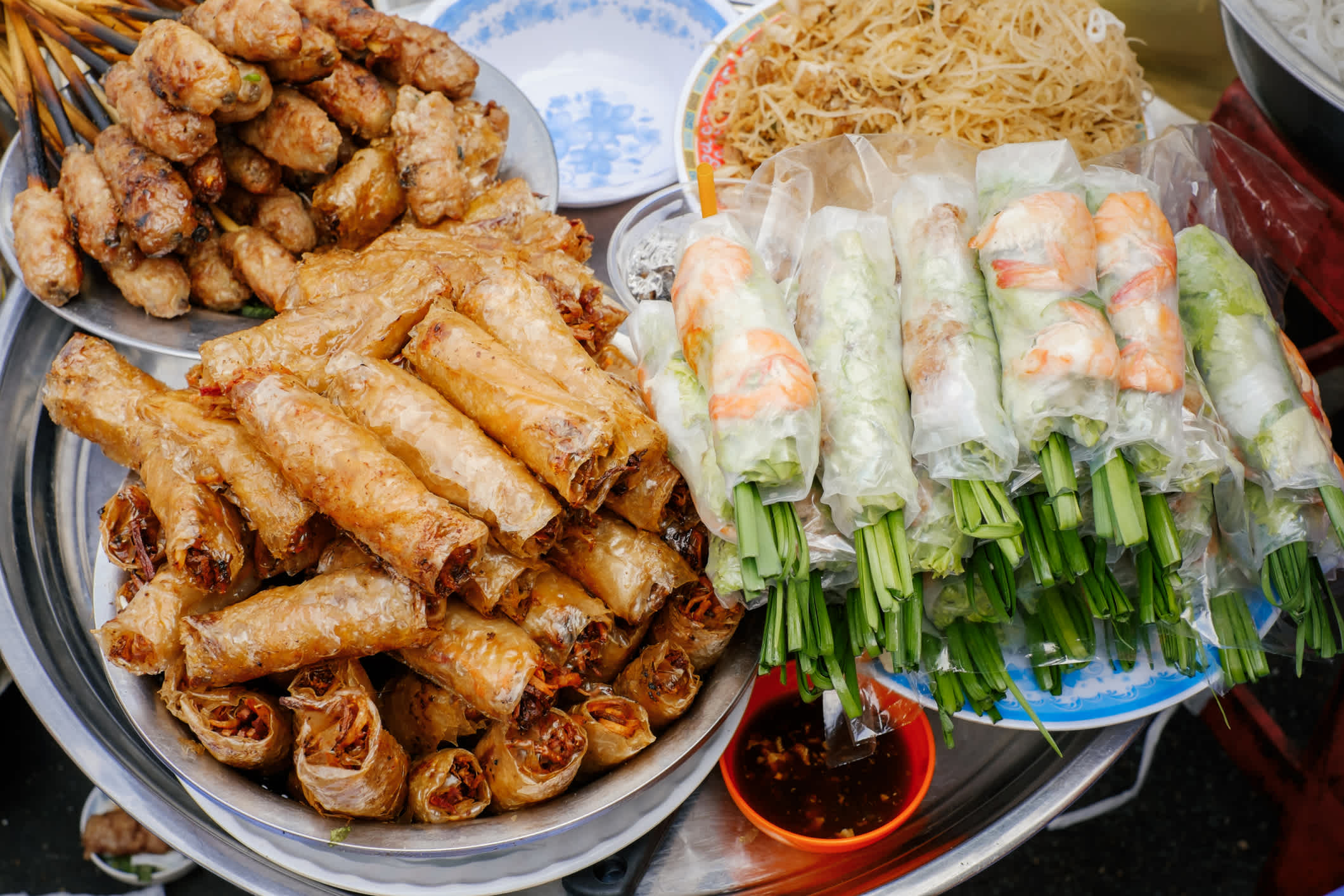 Traditionelle vietnamesische Streetfood