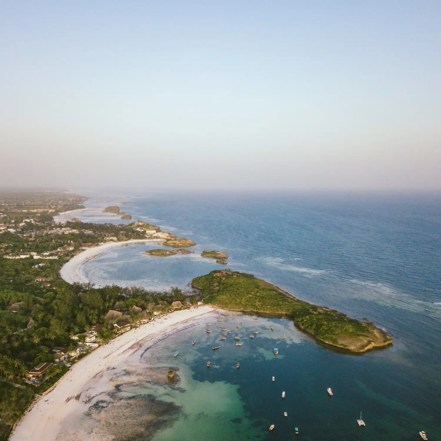 Kenia, Watamu Luftaufnahme Watamu