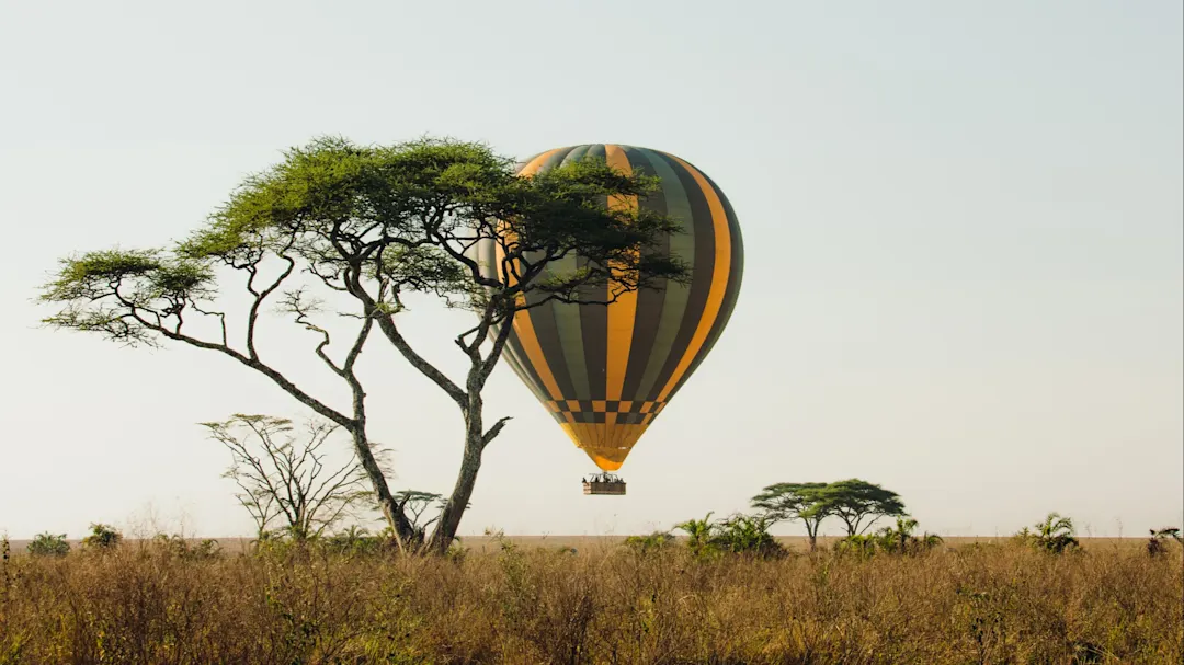 Kenia, Ballon-Safari
