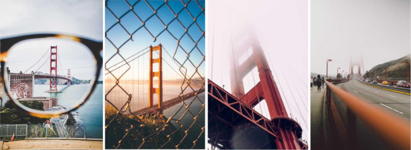 Wählen Sie für Ihre Reisefotos ungewöhnliche Ansichten und Perspektiven!
