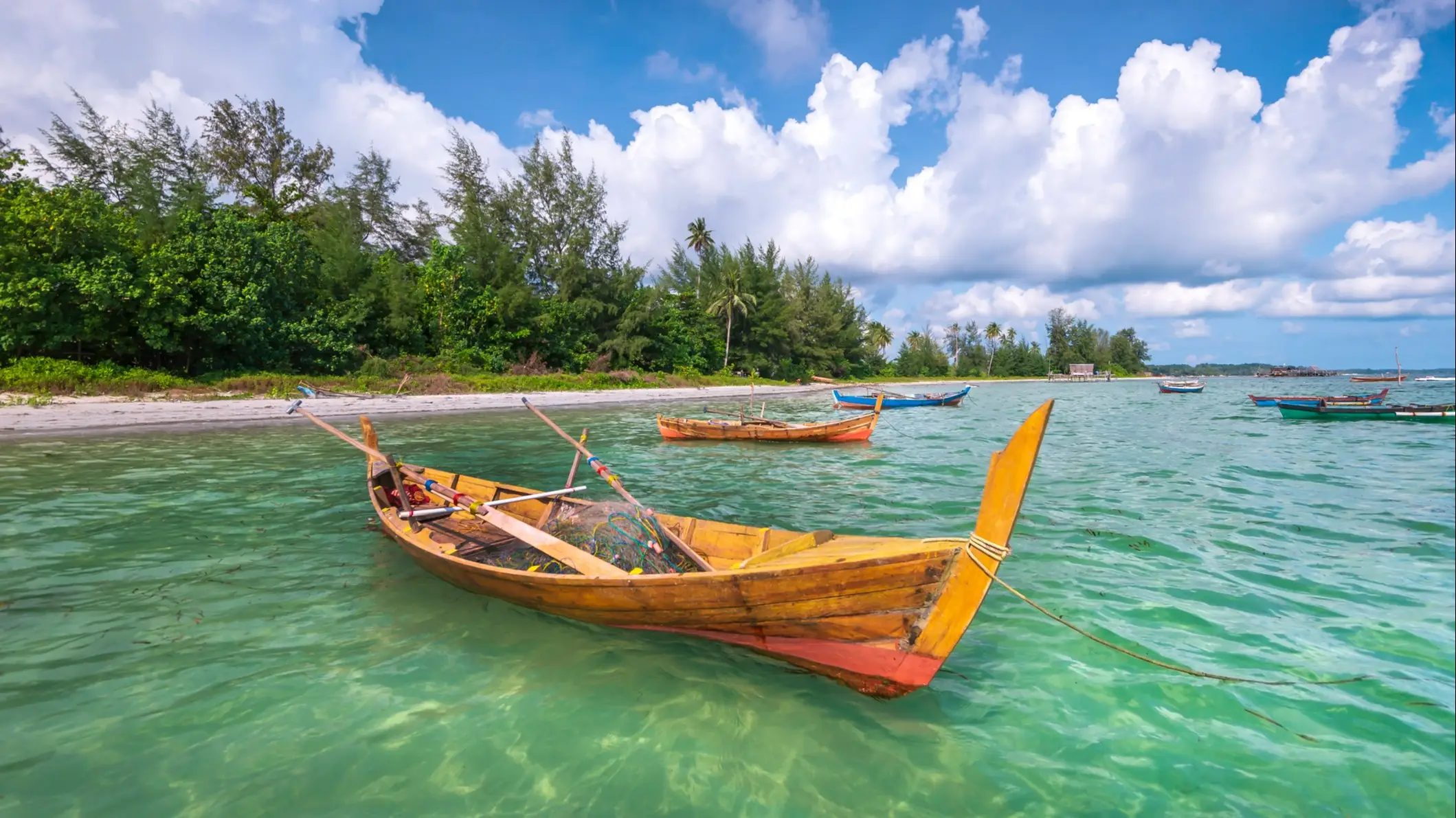 Indonesien, Bintan-Insel Landschaftsfoto auf der Insel Btaam Bintan, Indonesien.