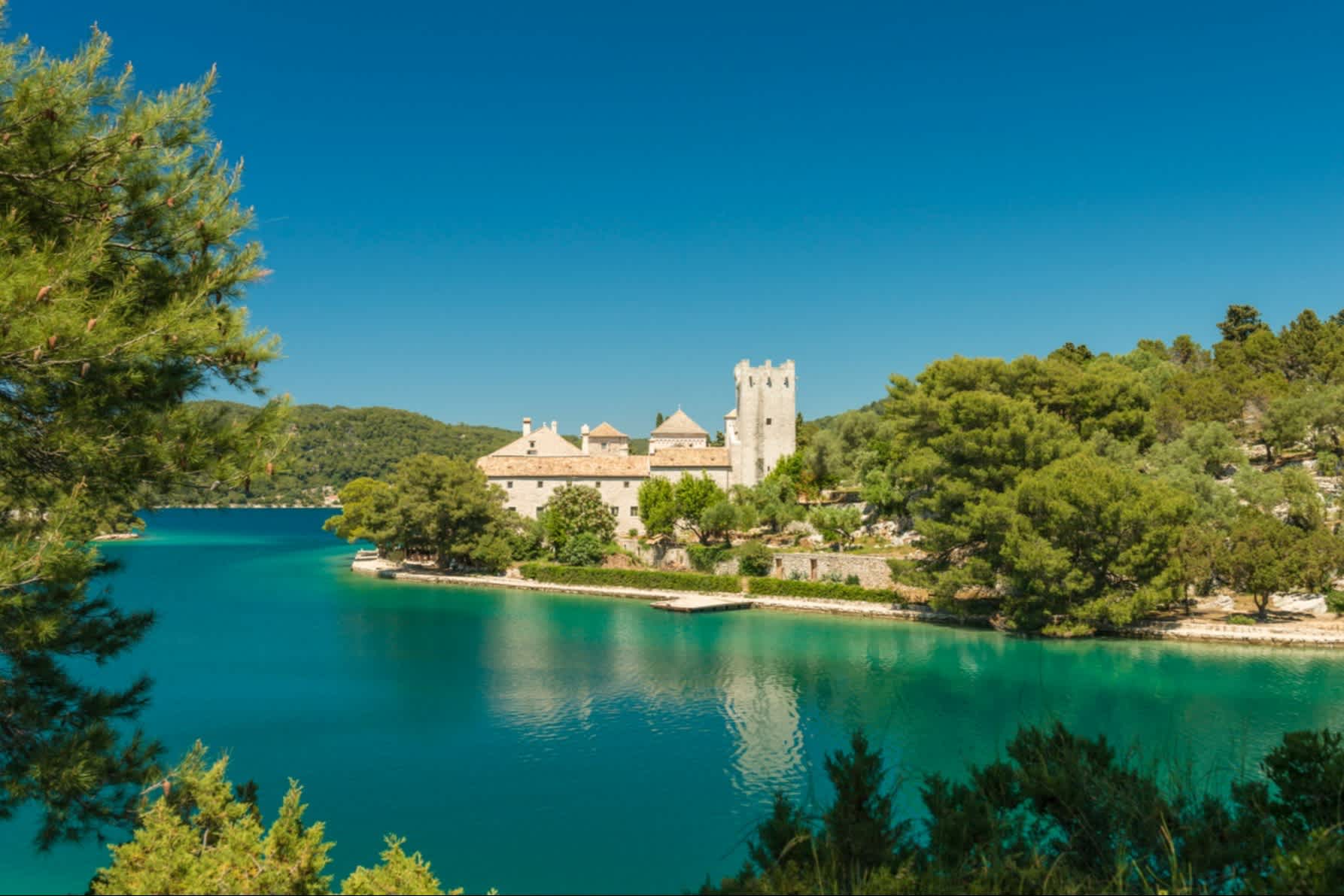 Das Benediktiner-Kloster, Insel Mljet, Kroatien
