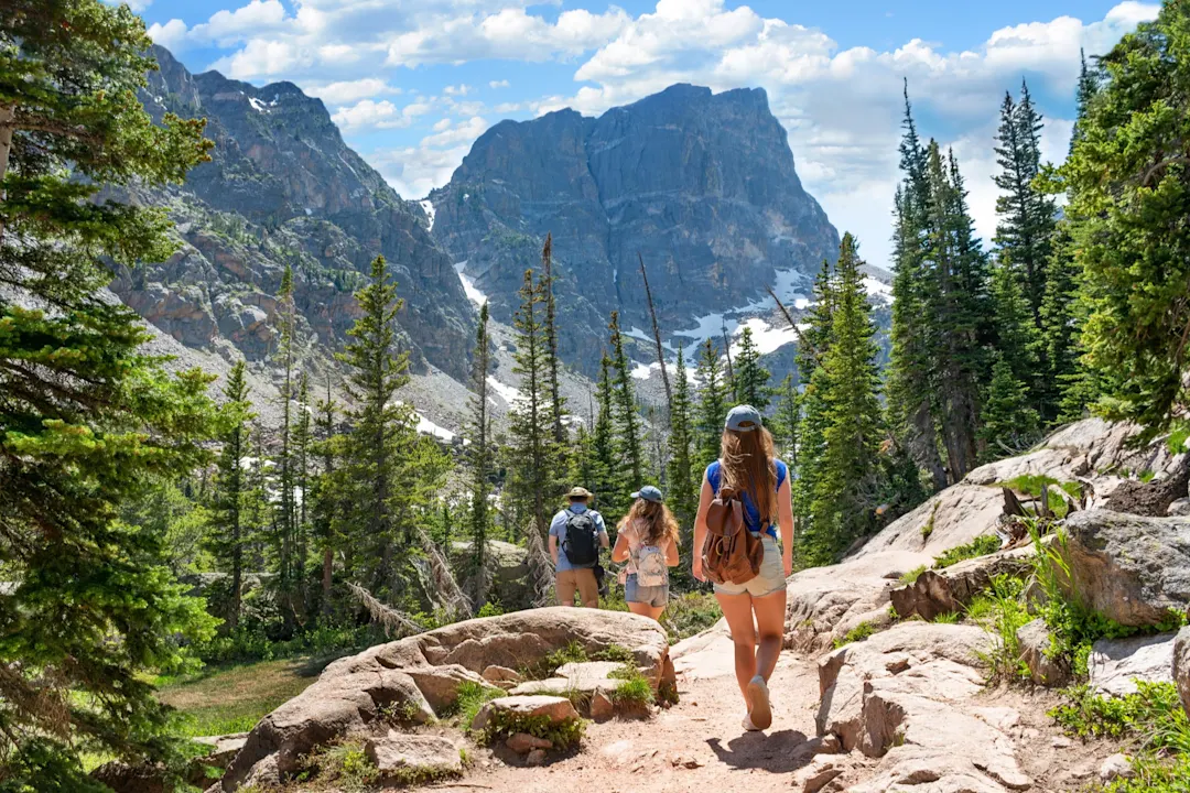 USA, Colorado, Rocky Mountains, Wandern