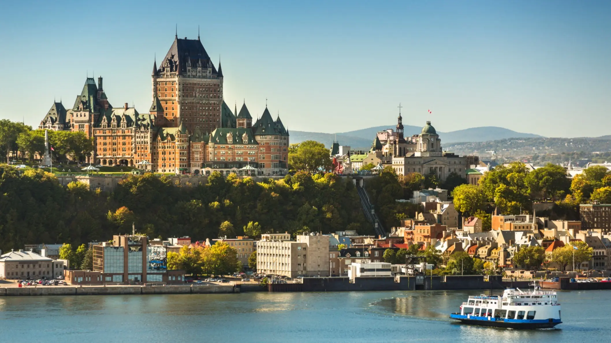 Kanada, Québec, Quebec City Das Panorama von Old Quebec City, Québec, Kanada.