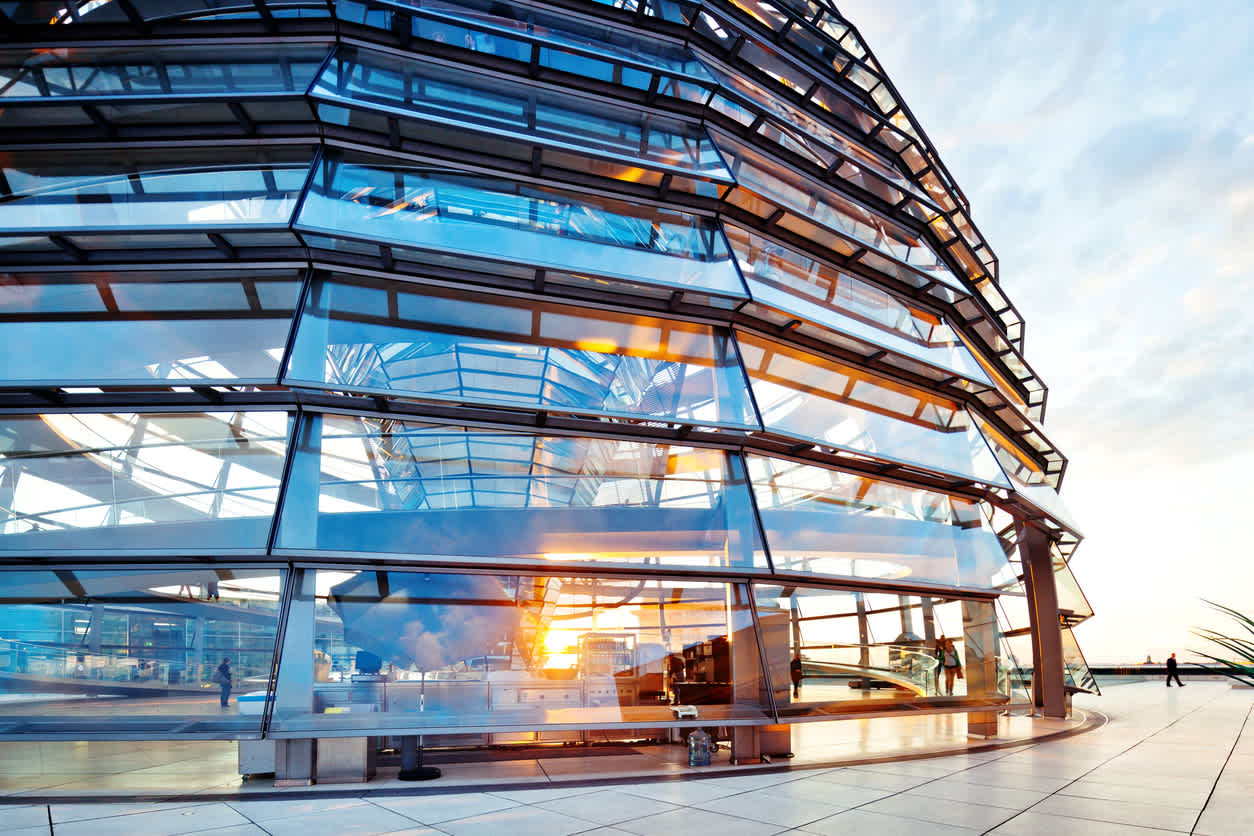 See stunning beautiful architecture, like Sir Norman Foster's Reichstag Dome pictured here, on a tour of Germany