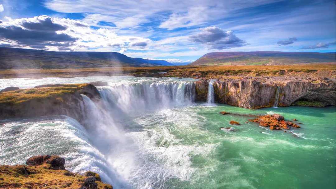 Der Godafoss in Island.