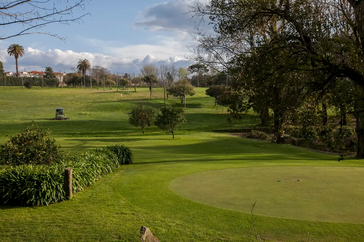 Portugal, Porto, Golf Quinta do Fojo Golfplatz in der Nähe Porto, Portugal.