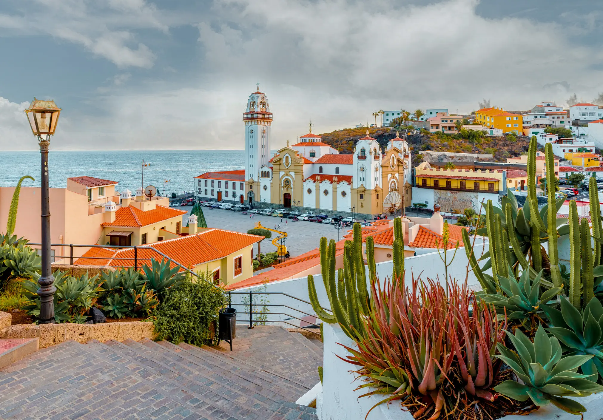 Basilika in der Stadt Candelaria, Teneriffa, Kanarische Inseln, Spanien. 

