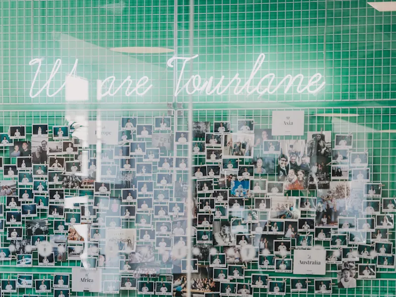 Tourlane Office Photowall