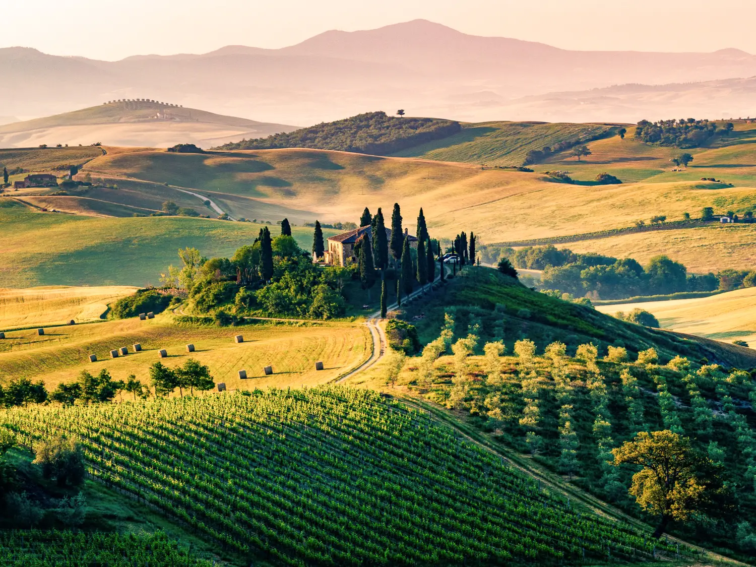 Val d'Orcia, Toskana, Italien